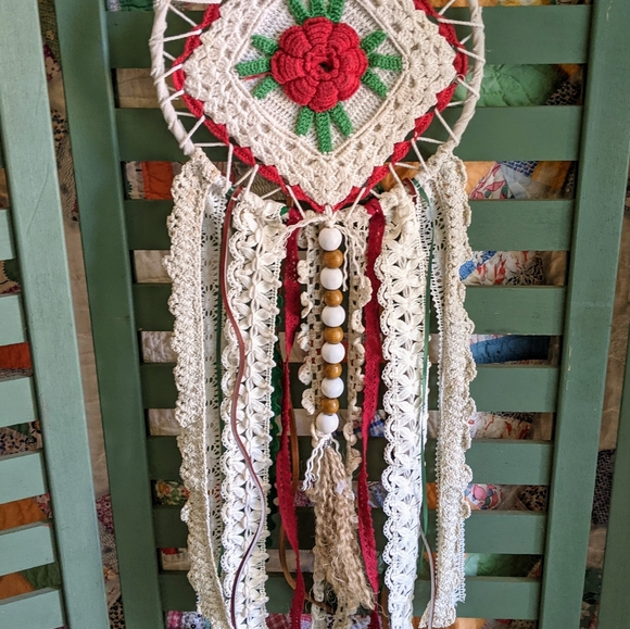 Nwt Shabby Chic Boho Dream Catcher - Picture 2 of 6